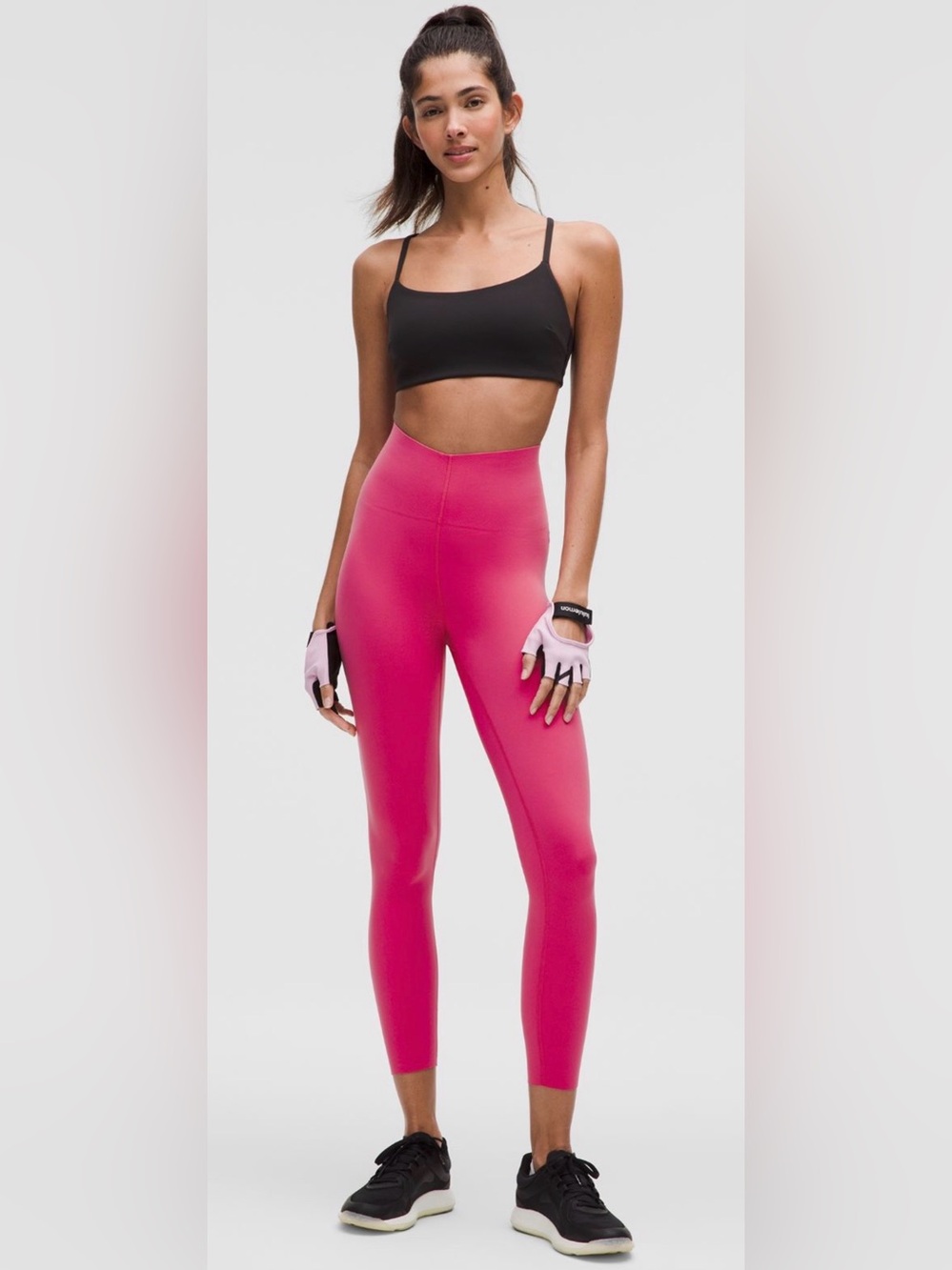 Lululemon | Glow-up High Rise Tight 25” | Raspberry Coulis
